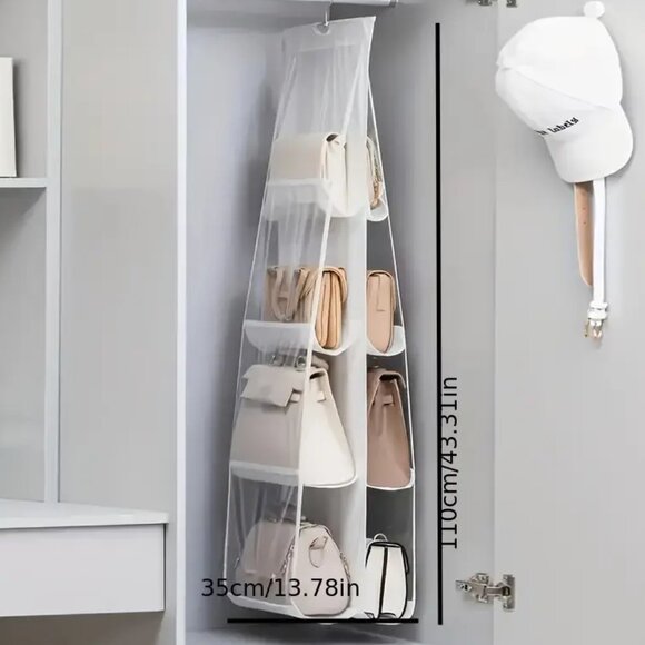 HANGING HANDBAG ORGANIZER - Picture 2 of 3